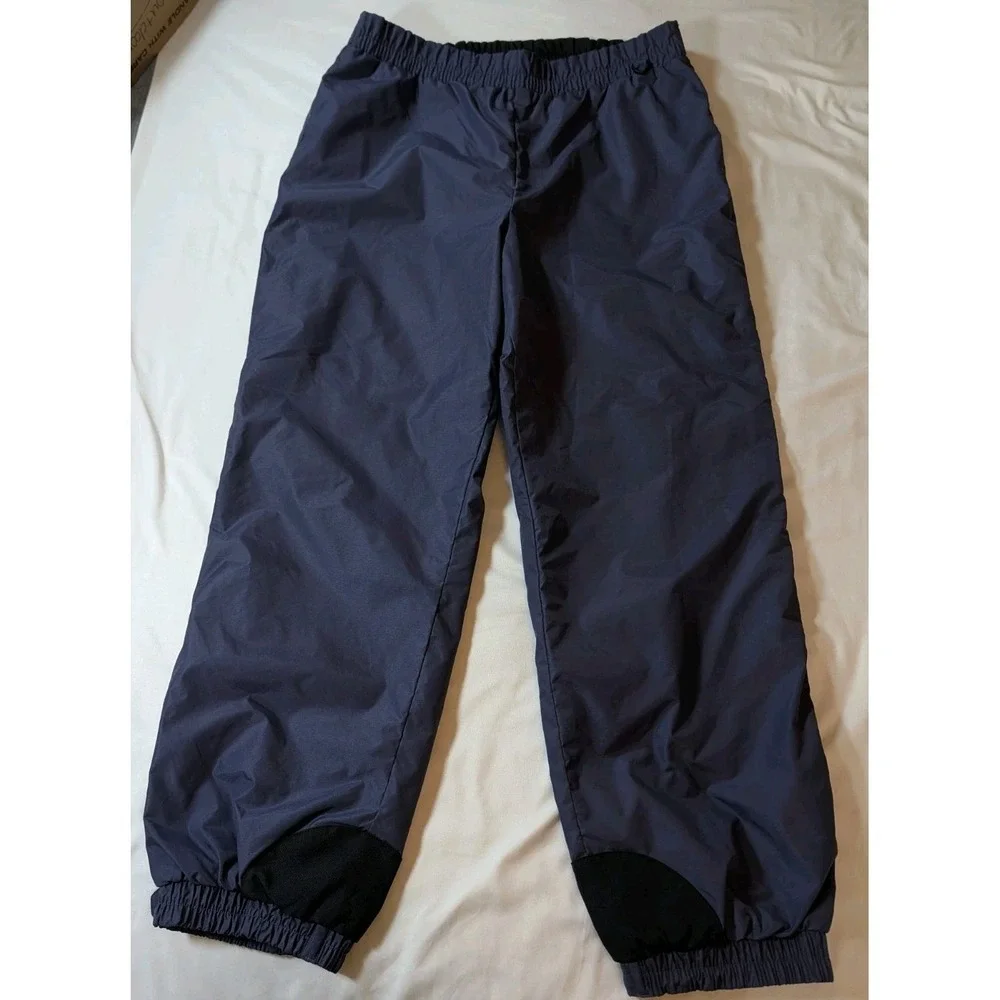Columbia‎ Nylon Powder Snow Pants Retro Ski Snowboard Navy Blue Men's Large VTG